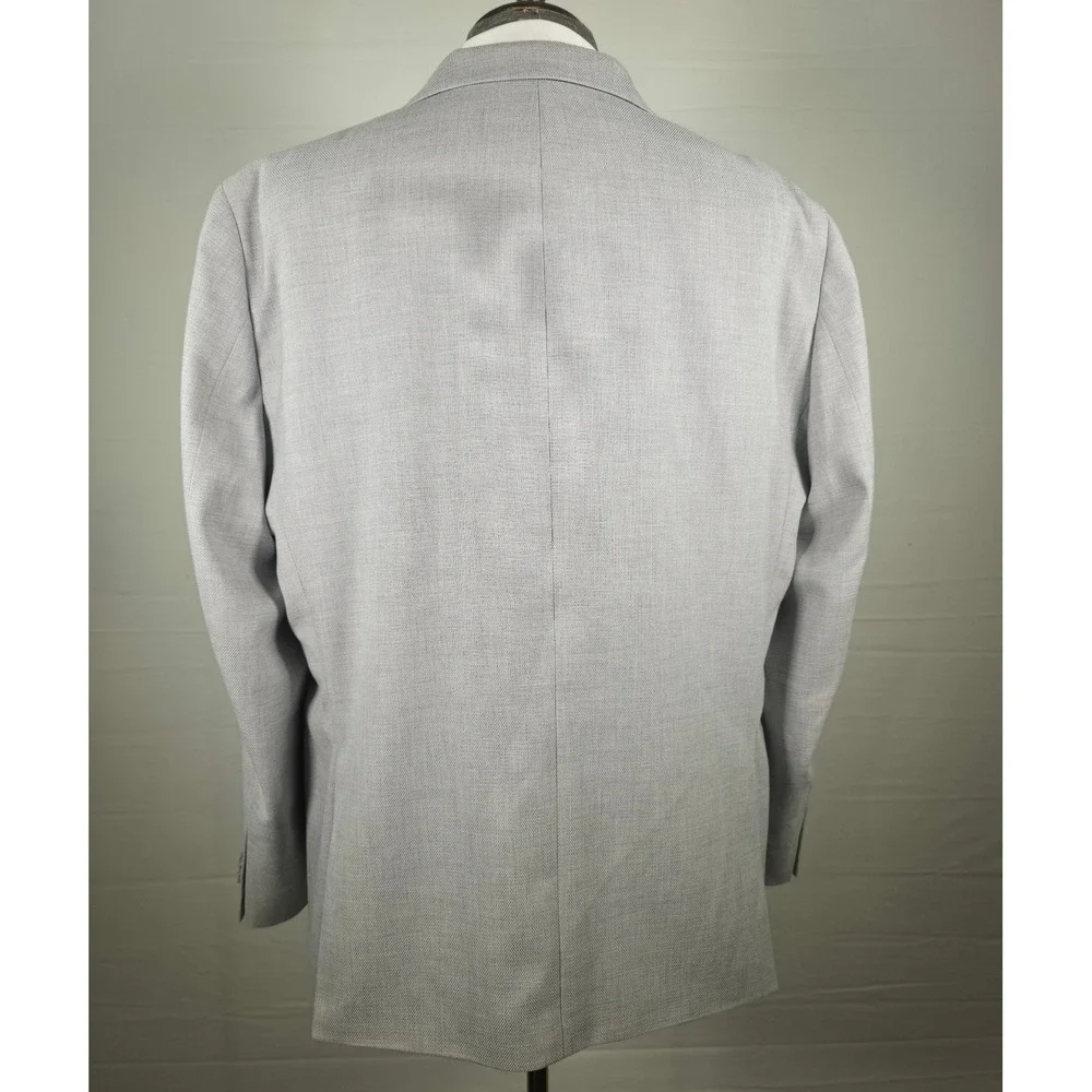 Tommy Hilfiger Men Sport Coat Conrad-TH Light Grey 46R Quiet Luxury Polished NWT